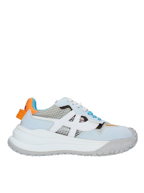 Sneakers modello JOKER BEKIND in pelle e tessuto ASH | JOKER BEKIND CHROME FREE NUBUCKPEARL